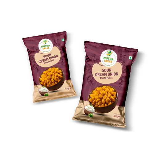Sour Cream Onion (Jowar Puffs)