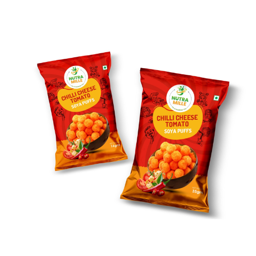 Chilli Cheese Tomato (Soya Puffs)